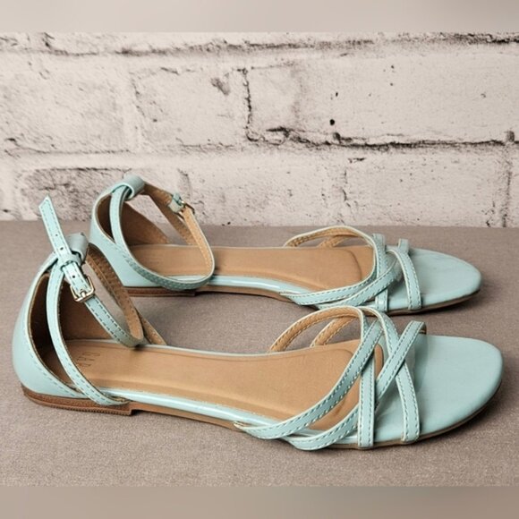 GAP Women's Blue Strappy Sandals - Picture 5 of 9